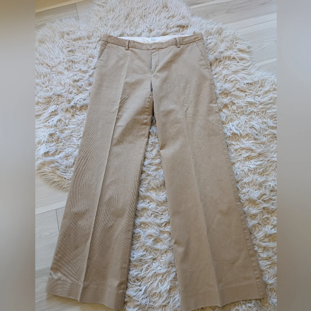 GAP Tan Wide-Leg Corduroy Trousers-NWOT - Picture 1 of 5